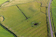 Luftbild von Ortsteil Böhl-Süderhöft in Sankt Peter-Ording im Bundesland Schleswig-Holstein, Deutschland