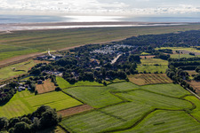 Campingplatz Silbermöwe im Ortsteil Böhl-Süderhöft in Sankt Peter-Ording im Bundesland Schleswig-Holstein, Deutschland