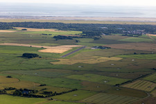 Flugplatz Sankt Peter-Ording im Bundesland Schleswig-Holstein, Deutschland