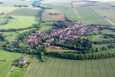 Luftbild von Ortsteil Friedrichswerth in Nessetal im Bundesland Thüringen, Deutschland