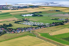 Nordsee Camping in Lee im Ortsteil Stinteck in Oesterdeichstrich im Bundesland Schleswig-Holstein, Deutschland