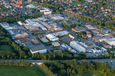 Luftbild von Borken im Bundesland Nordrhein-Westfalen, Deutschland