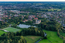 Gemen von Nordosten in Borken im Bundesland Nordrhein-Westfalen, Deutschland