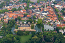 Palais des " Schloss Ahaus " in Ahaus im Bundesland Nordrhein-Westfalen, Deutschland