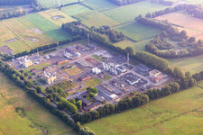 Anlagen des unterirdischen Erdgas-Speicher der E.ON Ruhrgas AG in Epe im Ortsteil Kottigerhook in Gronau im Bundesland Nordrhein-Westfalen, Deutschland