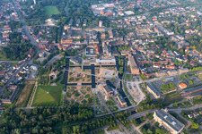 Schrägluftbild von Gronau LAGA, rock'n'popmuseum im Bundesland Nordrhein-Westfalen, Deutschland