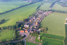 Luftaufnahme von Rekken im Bundesland Gelderland, Niederlande