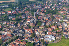 Kirchengebäude " St. Ludgerus Weseke " in Borken im Bundesland Nordrhein-Westfalen, Deutschland