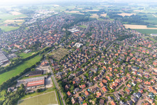 Schrägluftbild von Ortsteil Ramsdorf in Velen im Bundesland Nordrhein-Westfalen, Deutschland