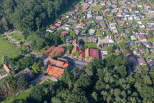 Erholungsgebiet Waldvelen, Familie ven der Buss in Velen im Bundesland Nordrhein-Westfalen, Deutschland von oben