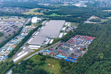 Luftbild von Anger Systemtechnik, Metro Central Logistic im Ortsteil Brassert in Marl im Bundesland Nordrhein-Westfalen, Deutschland