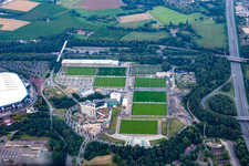 Luftbild von Veltlins Arena im Ortsteil Erle in Gelsenkirchen im Bundesland Nordrhein-Westfalen, Deutschland