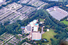 Sport-Paradies. Hallenbad Gelsenkirchen-Horst im Ortsteil Erle-Berger Feld im Bundesland Nordrhein-Westfalen, Deutschland