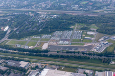 Stölling Marina und Hafenquartier am Rhein-Herne-Kanal im Ortsteil Bismarck in Gelsenkirchen im Bundesland Nordrhein-Westfalen, Deutschland