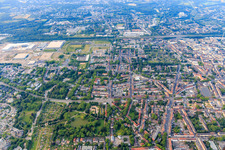 Bulmker Park im Ortsteil Bulmke-Hüllen in Gelsenkirchen im Bundesland Nordrhein-Westfalen, Deutschland