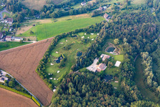 Gelände des Golfplatz Hinkelsteinwiese in Velbert im Ortsteil Grossehöhe im Bundesland Nordrhein-Westfalen, Deutschland