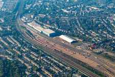 Bahndepot im Ortsteil Bilderstöckchen in Köln im Bundesland Nordrhein-Westfalen, Deutschland