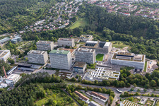 Campus- Gebäude der Universität Tübingen an der Schnarrenbergstraße in Tübingen im Bundesland Baden-Württemberg, Deutschland