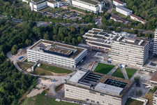 Uni Tübingen im Bundesland Baden-Württemberg, Deutschland aus der Luft