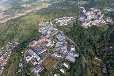 Schrägluftbild von BG Klinik, Universität und Universitätsklinikum Tübingen im Bundesland Baden-Württemberg, Deutschland
