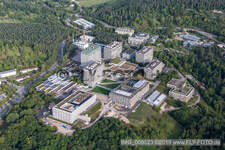 Luftbild von Uni Tübingen im Ortsteil Universität im Bundesland Baden-Württemberg, Deutschland