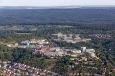 Campus mit Forschungsgebäuden von CureVac, Immatics, Max-Planck-Institut für Entwicklungsbiologie und CeGaT GmbH in Tübingen im Ortsteil Waldhausen im Bundesland Baden-Württemberg, Deutschland