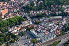 Neckarfront, Eberhardsbrücke im Ortsteil Zentrum in Tübingen im Bundesland Baden-Württemberg, Deutschland