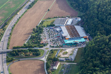 Hornbach Park im Ortsteil Lustnau in Tübingen im Bundesland Baden-Württemberg, Deutschland
