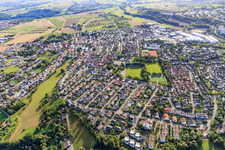 Rommelsbach von Osten in Reutlingen im Bundesland Baden-Württemberg, Deutschland