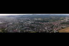 Panorama der schwäbischen Alb in Reutlingen im Bundesland Baden-Württemberg, Deutschland