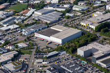 Gebäudekomplex und Logistikzentrum des Wohnland Zentrallager im Ortsteil Jettenburg in Kusterdingen im Bundesland Baden-Württemberg, Deutschland