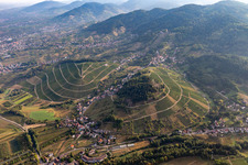Badische Weinberge im Ortsteil Waldmatt in Bühl im Bundesland Baden-Württemberg, Deutschland
