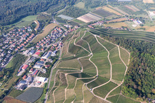 Luftbild von Ortsteil Unterweiler in Durbach im Bundesland Baden-Württemberg, Deutschland