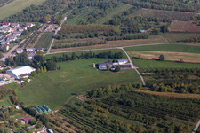 Luftbild von Laubenhof im Ortsteil Nesselried in Appenweier im Bundesland Baden-Württemberg, Deutschland