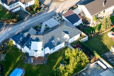 Luftaufnahme von Industriestraße Bauernwaldstr in Rheinzabern im Bundesland Rheinland-Pfalz, Deutschland