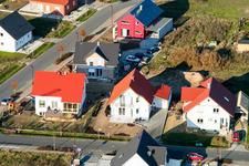 Luftbild von Neubaugebiet An den Tongruben in Rheinzabern im Bundesland Rheinland-Pfalz, Deutschland