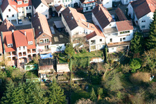 Ludwigstr in Jockgrim im Bundesland Rheinland-Pfalz, Deutschland vom Flugzeug aus