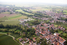 Luftbild von Ortsteil Appenhofen in Billigheim-Ingenheim im Bundesland Rheinland-Pfalz, Deutschland
