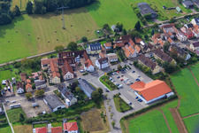 Saarstraße und NETTO in Kandel im Bundesland Rheinland-Pfalz, Deutschland