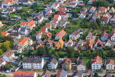 Schrägluftbild von Haardtstr in Kandel im Bundesland Rheinland-Pfalz, Deutschland