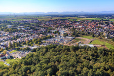 Gewerbegebiet Lauterburger Straße in Kandel im Bundesland Rheinland-Pfalz, Deutschland