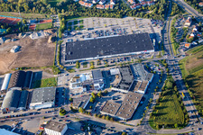 An den Werften in Brühl im Bundesland Baden-Württemberg, Deutschland