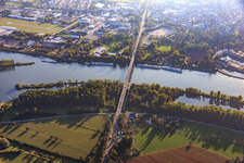 Salierbrücke über den Rhein in Speyer im Bundesland Rheinland-Pfalz, Deutschland
