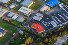 Industriegebiet Große Ahlmühle aus Norden mit VIP-LASER in Rohrbach im Bundesland Rheinland-Pfalz, Deutschland