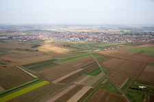 Luftaufnahme von Hœrdt im Bundesland Bas-Rhin, Frankreich