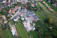 Luftbild von Gries im Bundesland Bas-Rhin, Frankreich