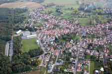 Gries im Bundesland Bas-Rhin, Frankreich aus der Luft