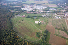 Gries im Bundesland Bas-Rhin, Frankreich aus der Vogelperspektive