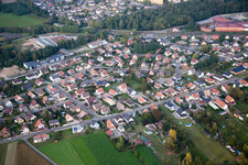Luftbild von Bischwiller im Bundesland Bas-Rhin, Frankreich