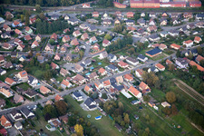 Luftaufnahme von Bischwiller im Bundesland Bas-Rhin, Frankreich
